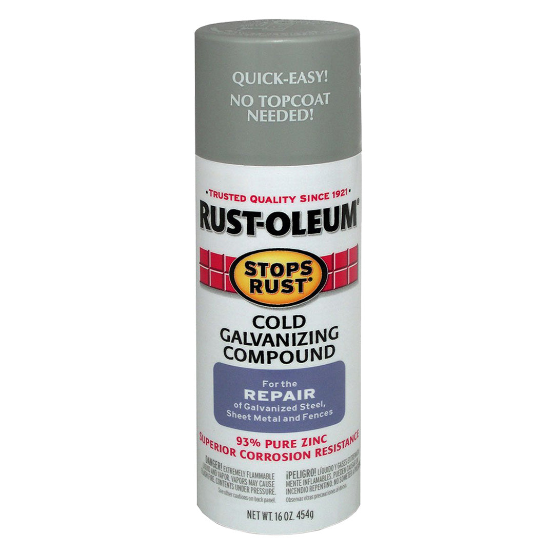 Stops Rust - Cold Galvanizing Compound - Flat Finish
