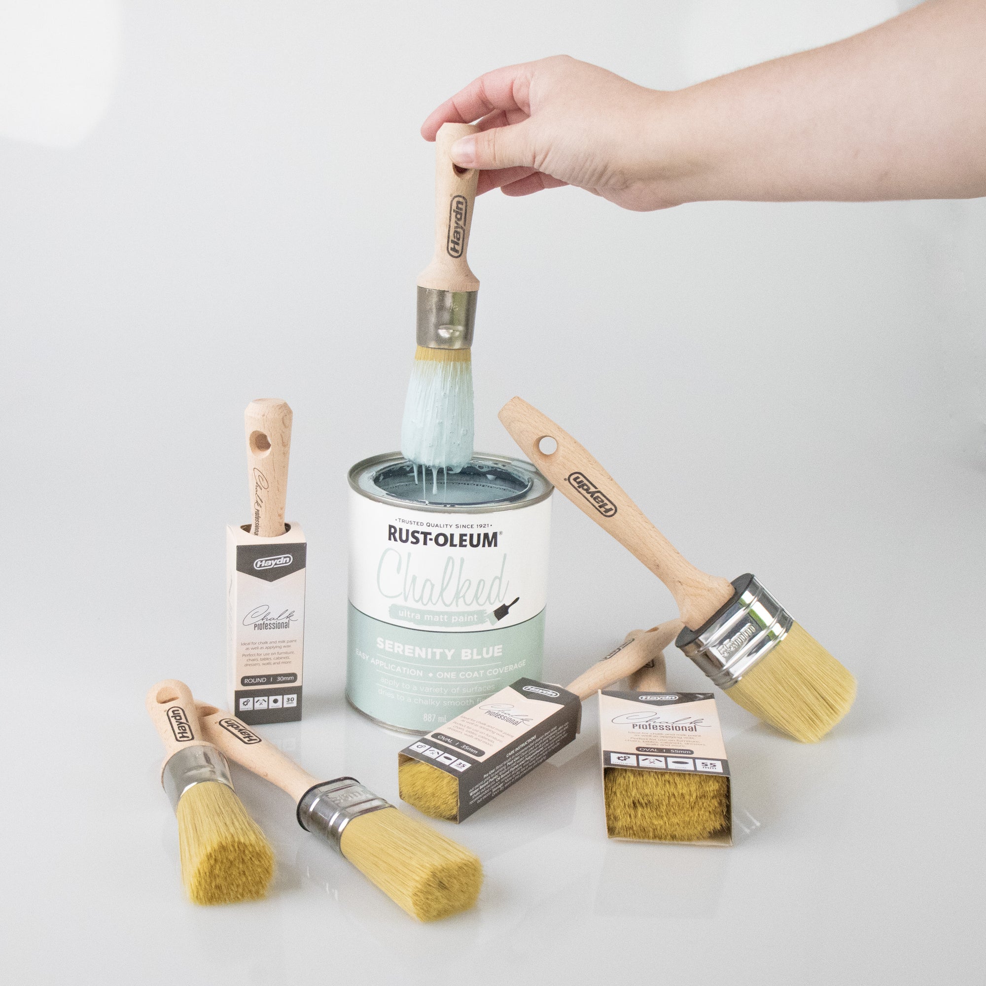 Chalk Paint Brush is the Ideal brush for your Upcycling project!