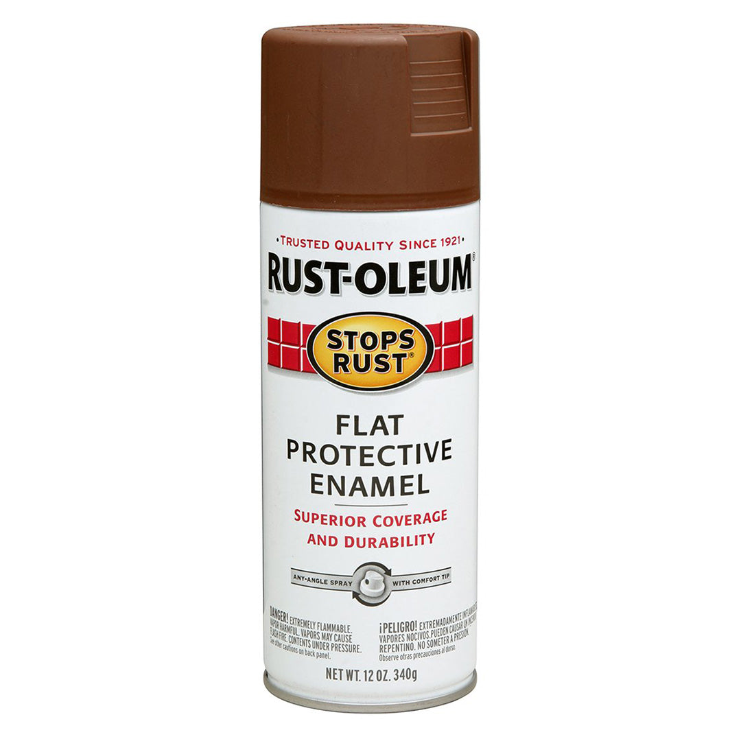 Stops Rust Spray Paint - Flat Finish