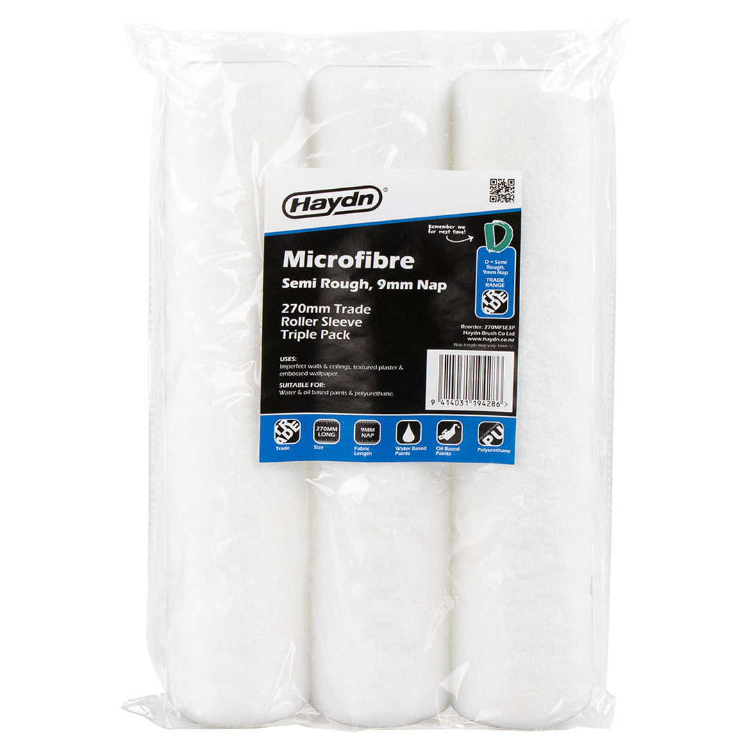 Trade Microfibre 9mm Semi Rough Roller Sleeve