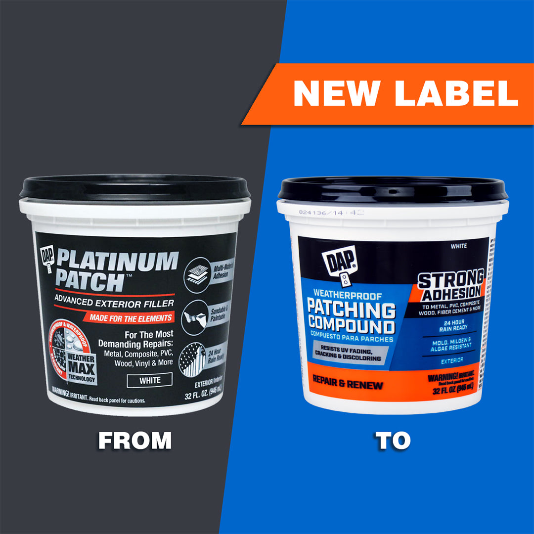 DAP Platinum Patch Advanced Exterior Filler Tub