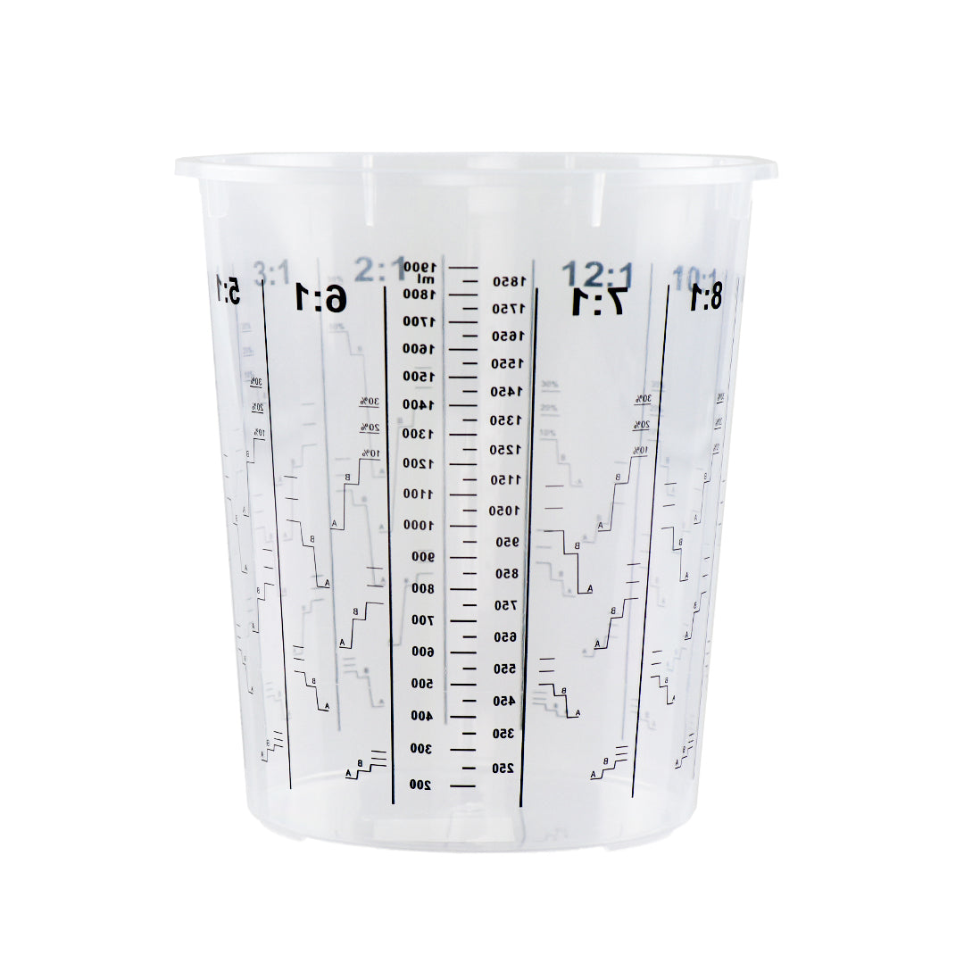 Paint Measuring Cups With Barcodes