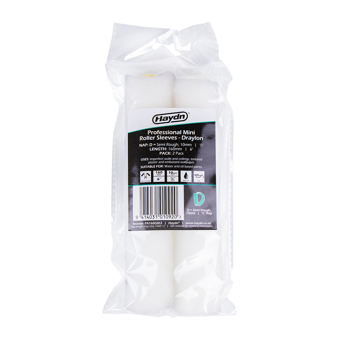 Mini Professional Draylon 10mm Semi Rough Roller Sleeve