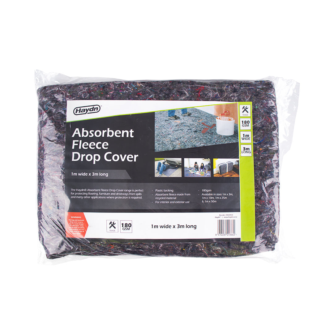 Absorbent Fleece Drop Cover