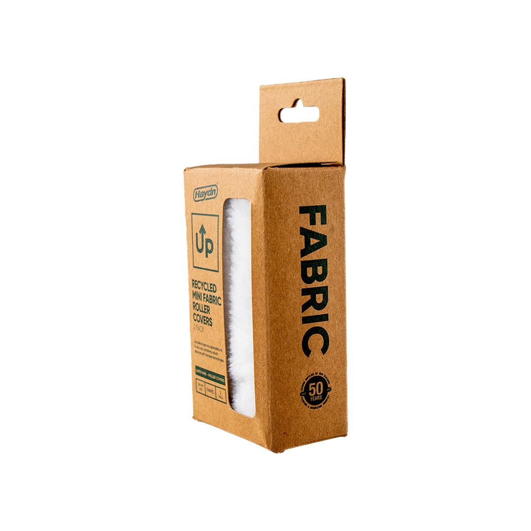 Haydn® UP™ 100mm Recycled Mini Fabric Roller Covers 2 Pack
