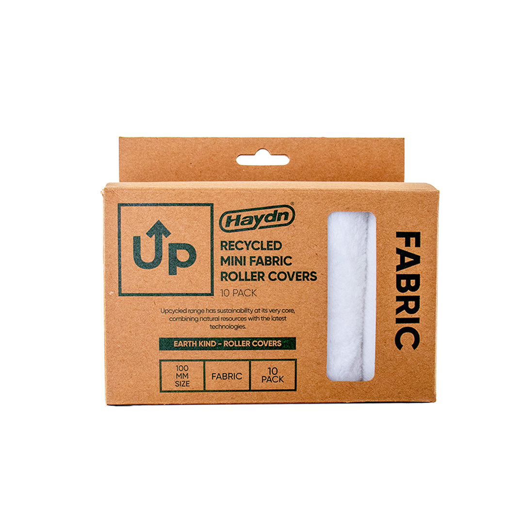 Haydn® UP™ Recycled 100mm Mini Fabric Roller Covers 10 Pack