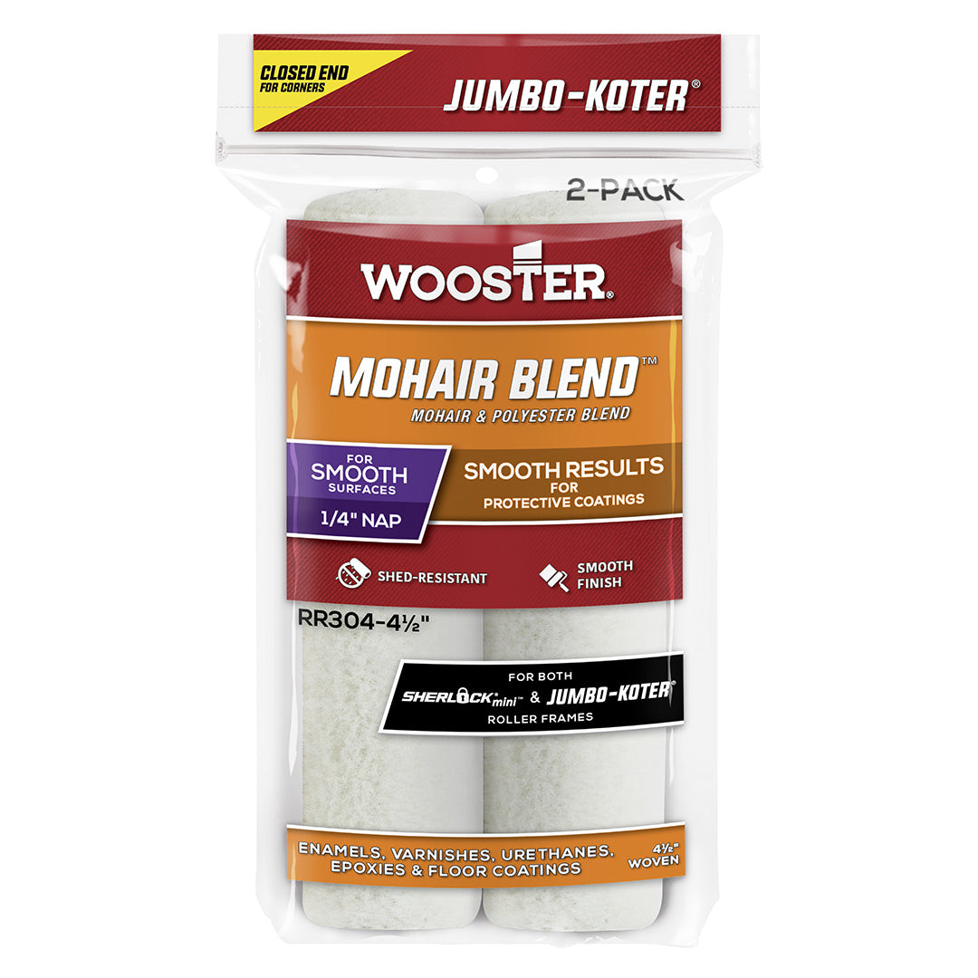 Jumbo Koter Roller Sleeve 2 Pack - Mohair 6mm Nap