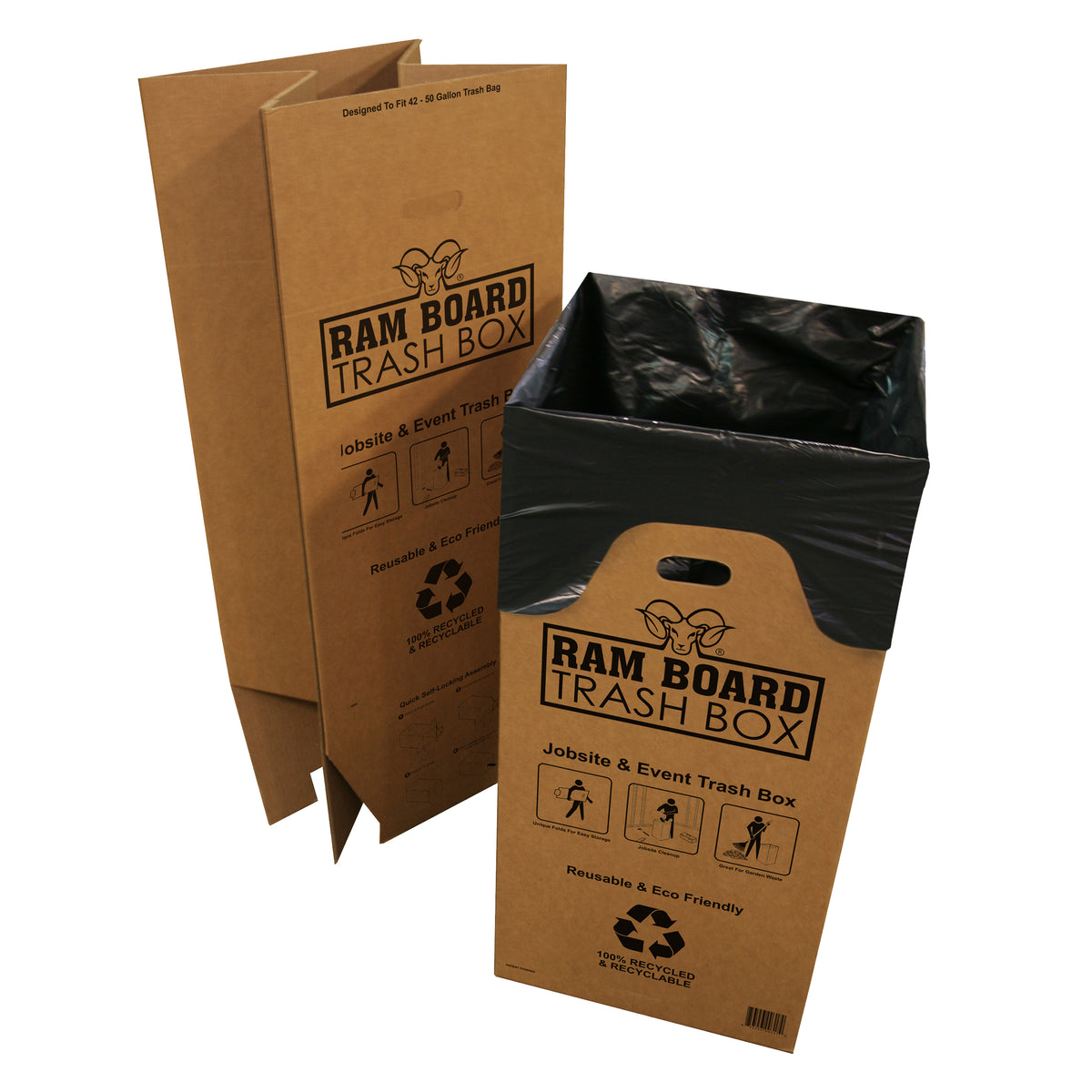 Ram Board Trash Box