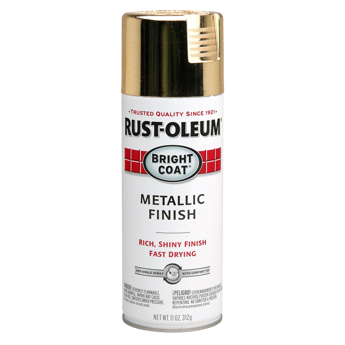 Stops Rust - Bright Coat Spray Paint - Metallic Finish