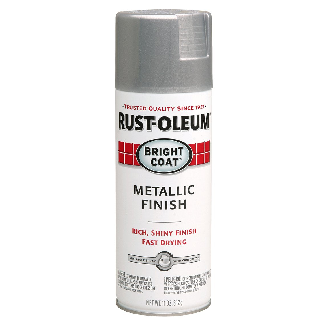 Stops Rust - Bright Coat Spray Paint - Metallic Finish