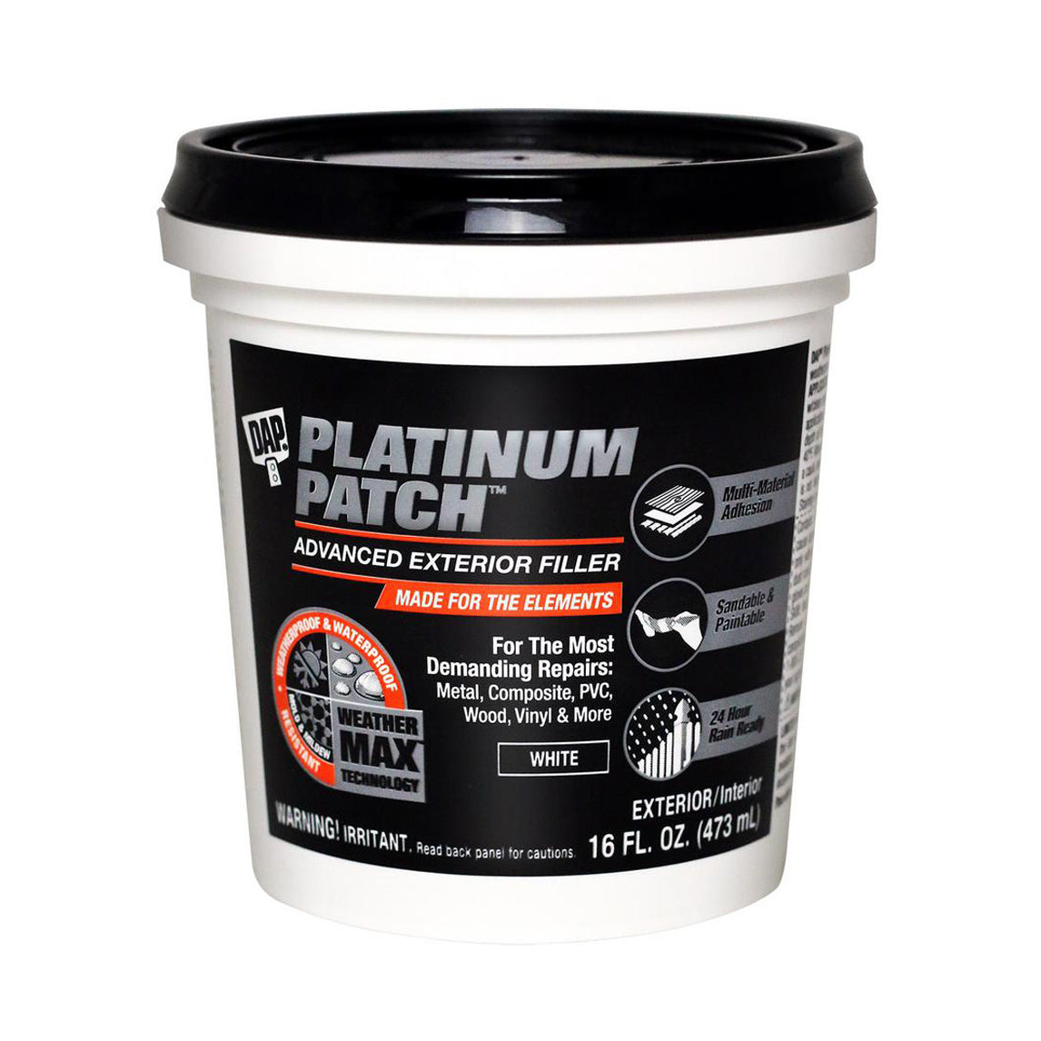 DAP Platinum Patch Advanced Exterior Filler Tub