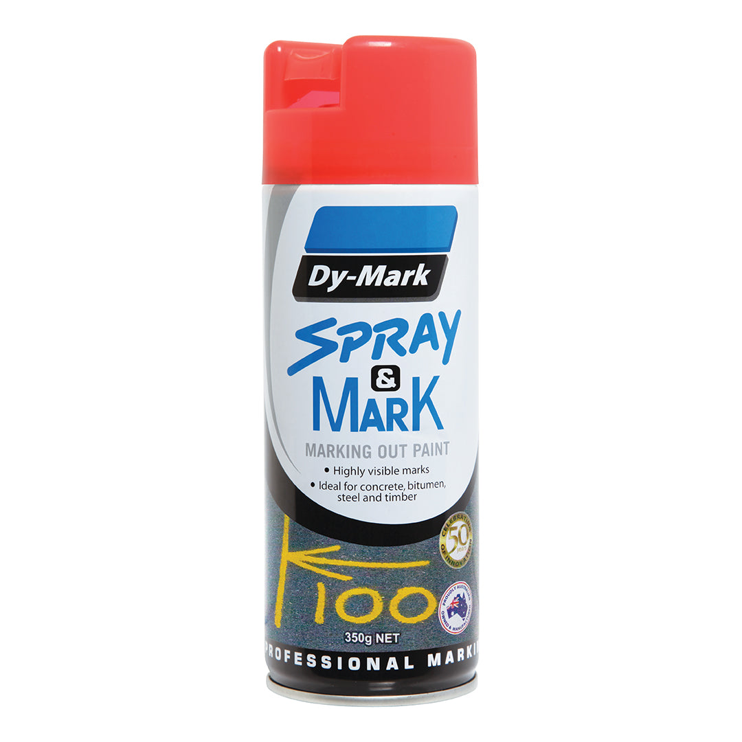 Dy-Mark Spray & Mark Fluro Red 350g