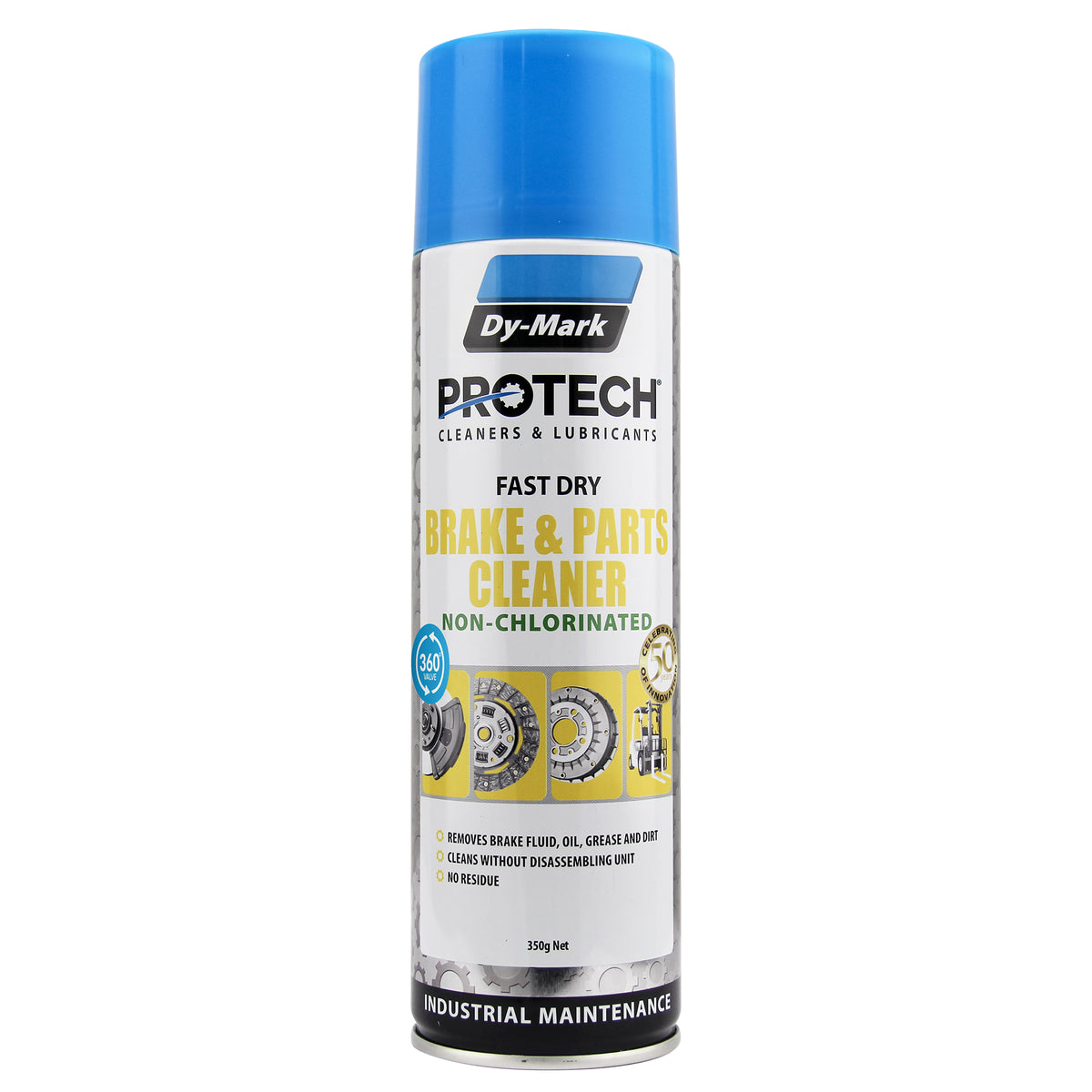 Protech Brake &amp; Parts Cleaner (Non-chlorinated) - Aerosol 350g
