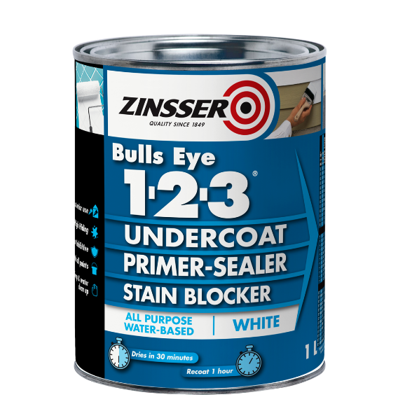 Zinsser Bulls Eye 1-2-3 Primer Sealer - White