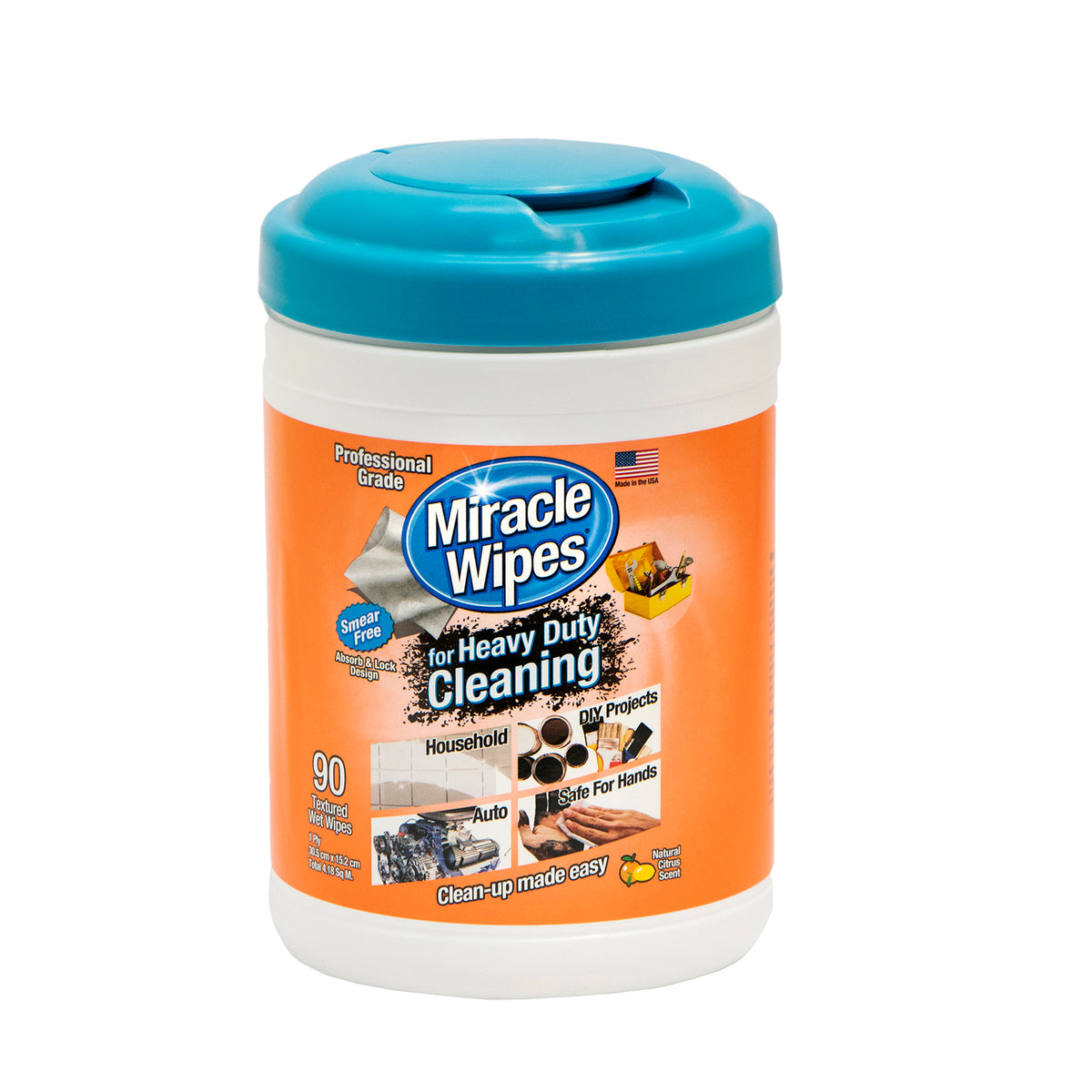 Miracle Wipes Heavy Duty 90 pack