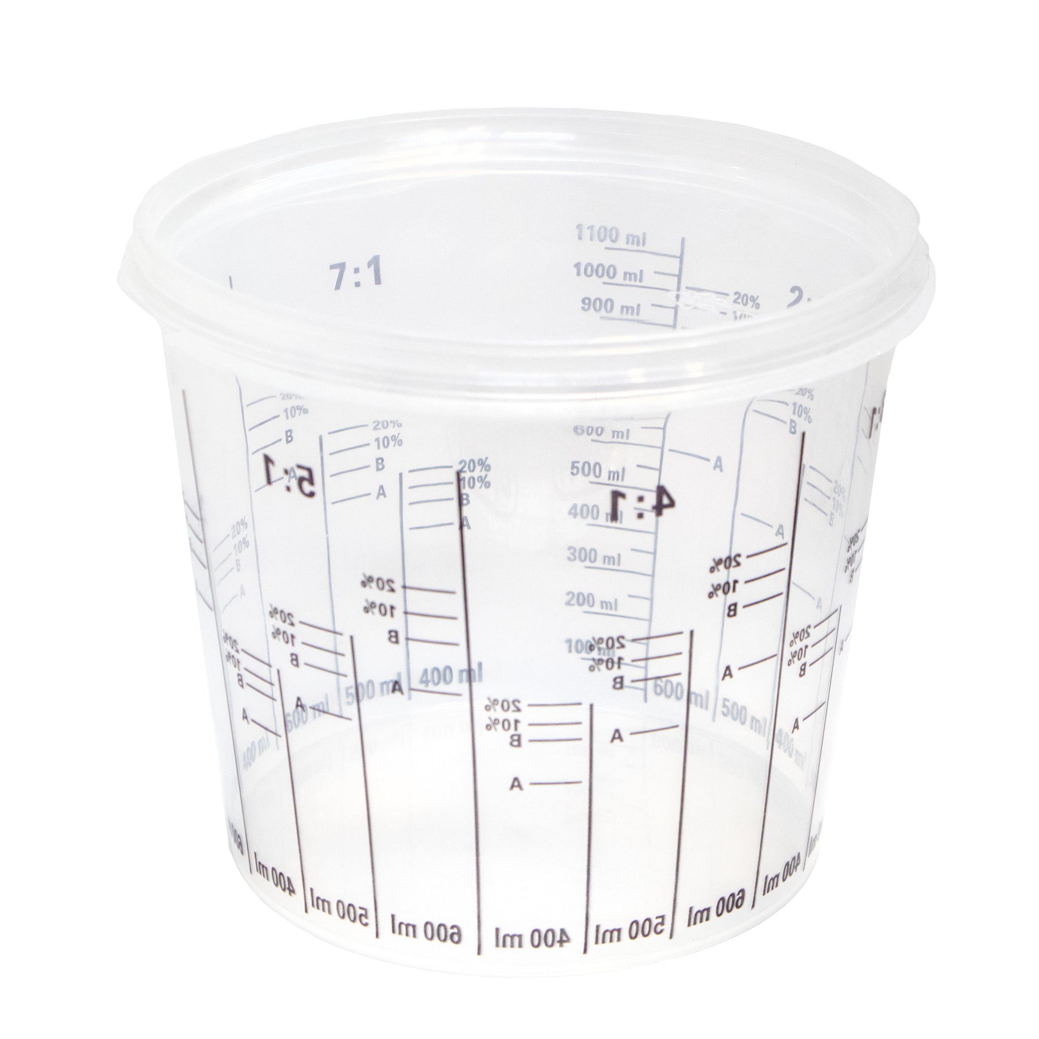 Bates- Paint Mixing Cup,16 oz ,12 Cups, Resin Mixing Cups, Mixing