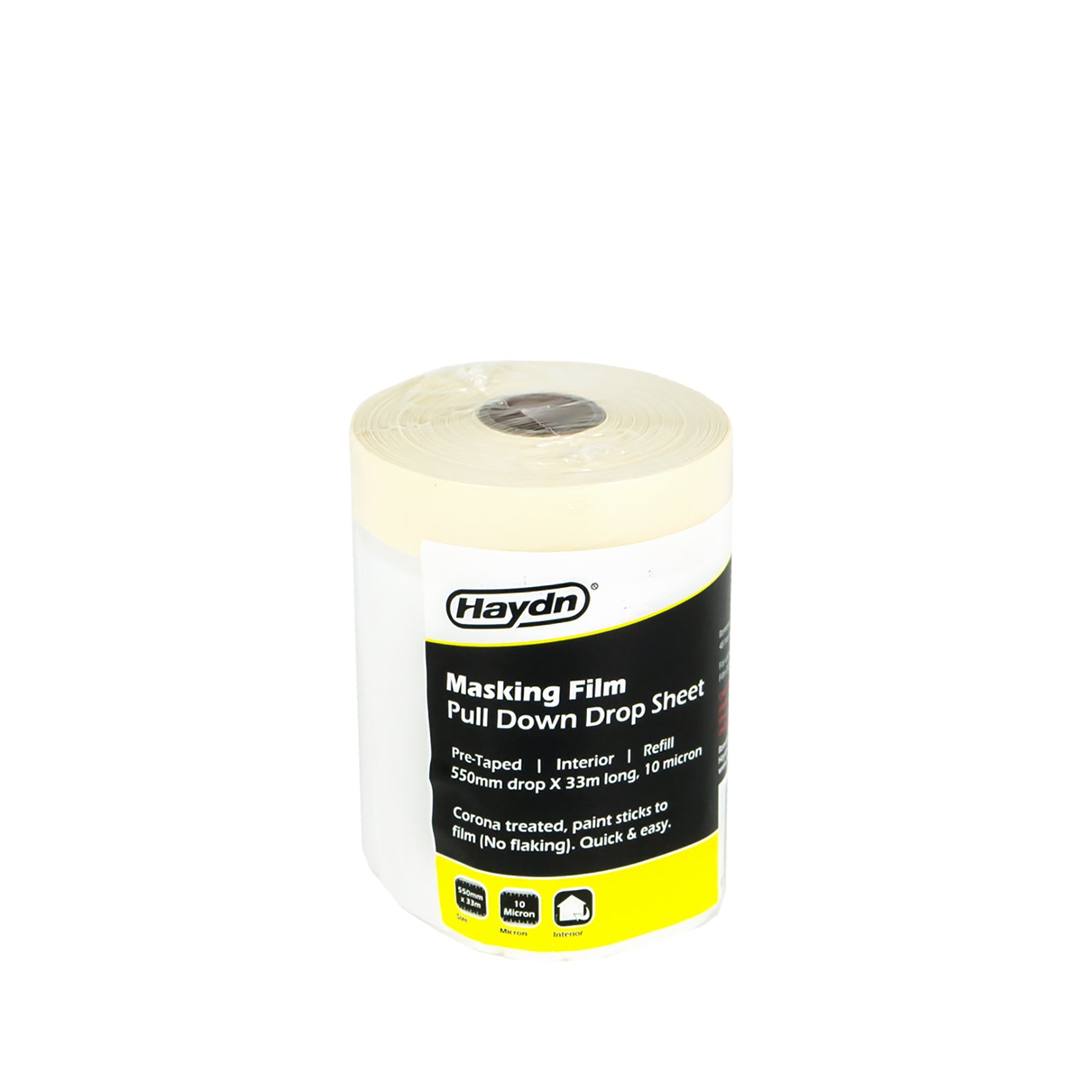 Pre taped fast masking paper for paint